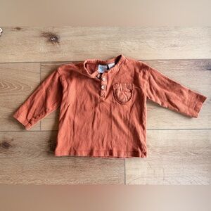 Zara baby boy pocket long sleeve top